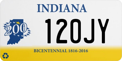 IN license plate 120JY