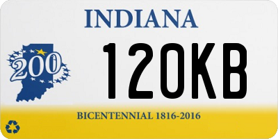 IN license plate 120KB