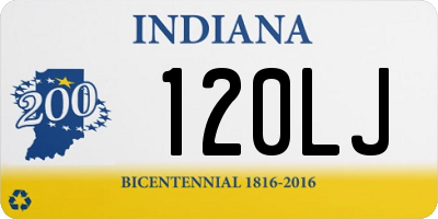 IN license plate 120LJ