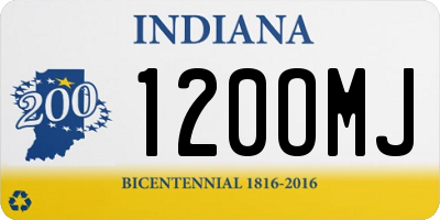 IN license plate 120OMJ