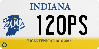 IN license plate 120PS