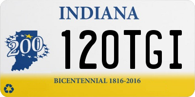 IN license plate 120TGI