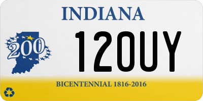 IN license plate 120UY