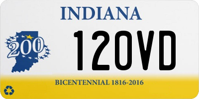 IN license plate 120VD