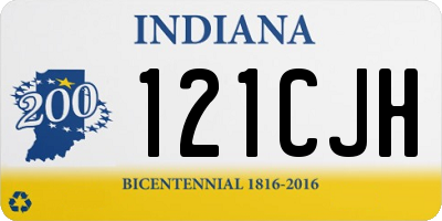 IN license plate 121CJH