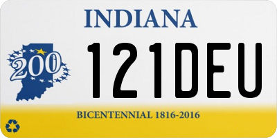 IN license plate 121DEU