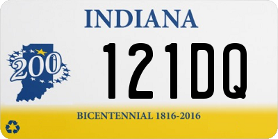 IN license plate 121DQ