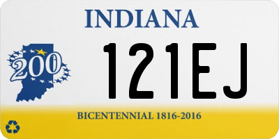 IN license plate 121EJ