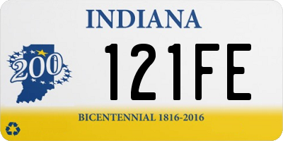 IN license plate 121FE