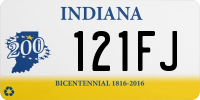 IN license plate 121FJ