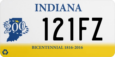 IN license plate 121FZ