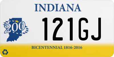 IN license plate 121GJ