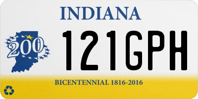 IN license plate 121GPH