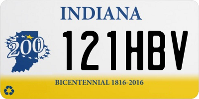 IN license plate 121HBV
