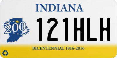IN license plate 121HLH