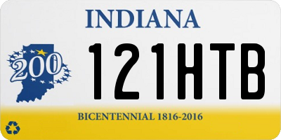 IN license plate 121HTB
