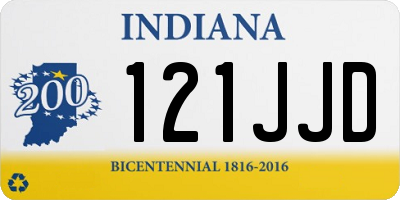 IN license plate 121JJD