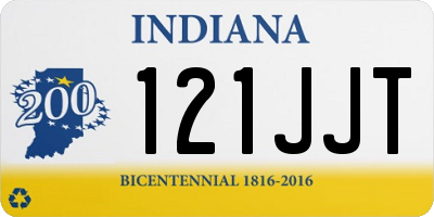 IN license plate 121JJT