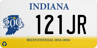 IN license plate 121JR