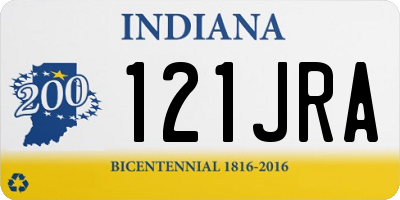 IN license plate 121JRA