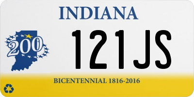 IN license plate 121JS