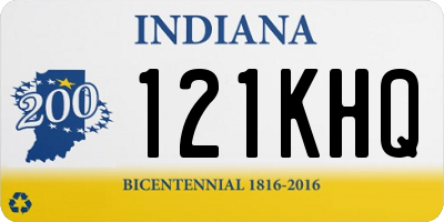 IN license plate 121KHQ