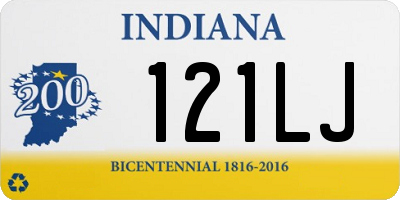 IN license plate 121LJ