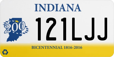 IN license plate 121LJJ