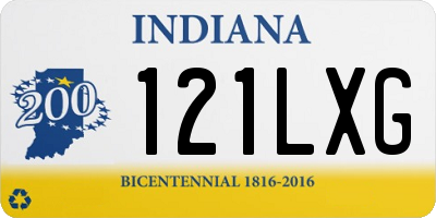 IN license plate 121LXG