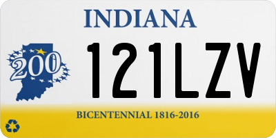 IN license plate 121LZV