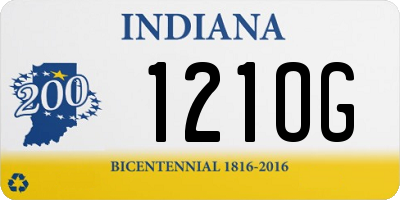 IN license plate 121OG