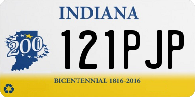IN license plate 121PJP