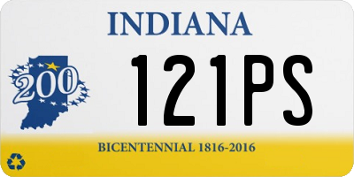 IN license plate 121PS