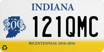 IN license plate 121QMC