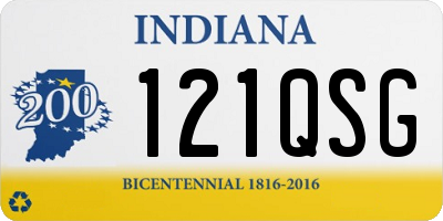 IN license plate 121QSG
