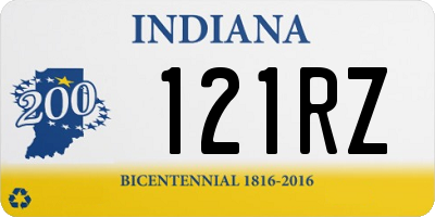 IN license plate 121RZ