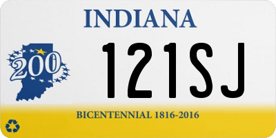 IN license plate 121SJ