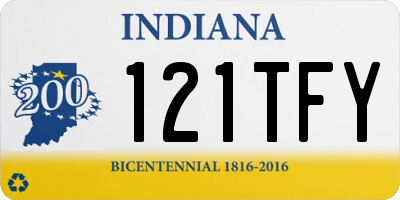 IN license plate 121TFY
