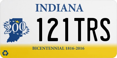 IN license plate 121TRS