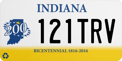 IN license plate 121TRV