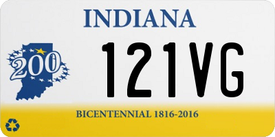 IN license plate 121VG