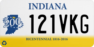IN license plate 121VKG