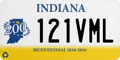 IN license plate 121VML