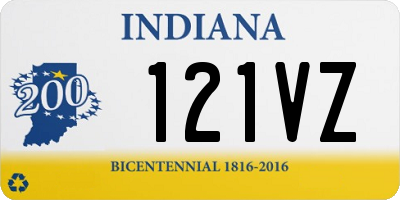 IN license plate 121VZ