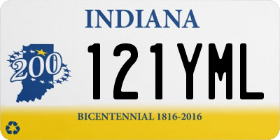 IN license plate 121YML