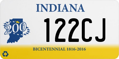 IN license plate 122CJ