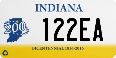 IN license plate 122EA