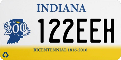IN license plate 122EEH