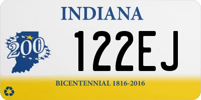 IN license plate 122EJ