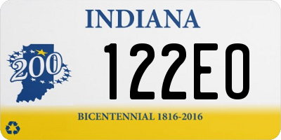 IN license plate 122EO